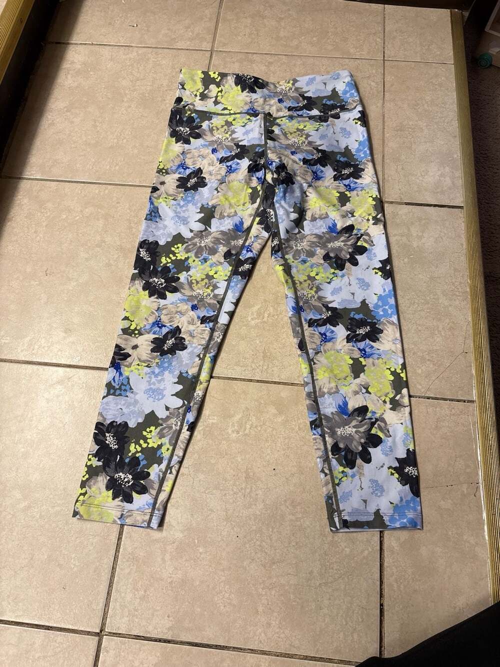 Calvin Klein Performance High-Waist Floral 7/8 Leggings